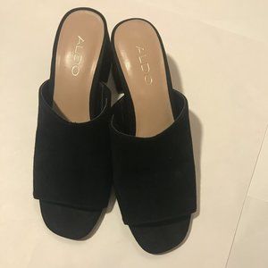 women's Aldo heel slippers size 7